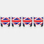 名前をイギリス国旗でパーソナライズ ウイスキーグラス (右)