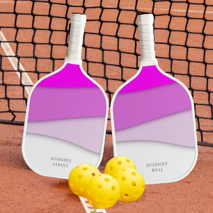名前をカスタマイズする（ピンク） ピックルボールラケット