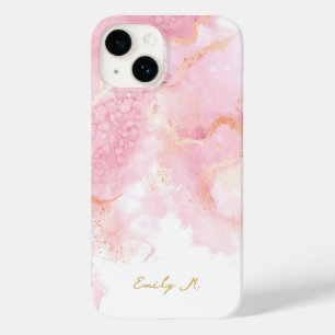 名前をカスタマイズするiPhone 14女の子の電話ケース Case-Mate iPhone 14ケース