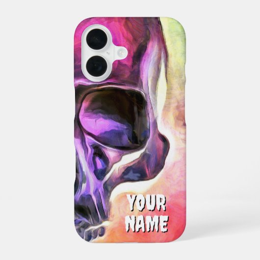 名前をカスタマイズできます iPhone 16ケース (裏面)