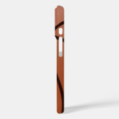 名前をカスタマイズ可能なバスケットボール Case-Mate iPhoneケース (裏面 / 左)