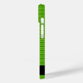 名前をカスタマイズ可能 緑の葉の模様 Case-Mate iPhoneケース (裏面 / 左)