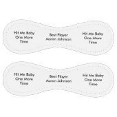 名前をカスタマイズ ヒット・ミー・ベイビー・ワン・モア・タイム ソフトボール (パネル)