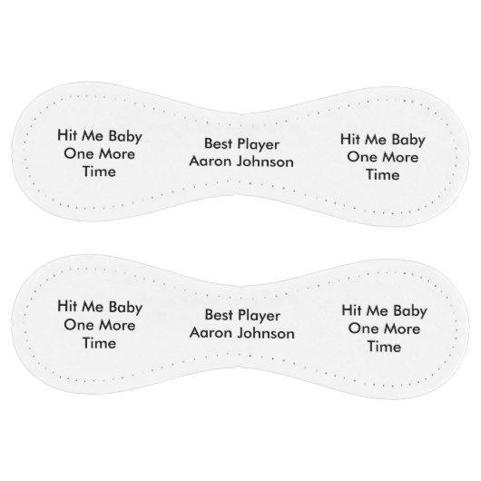 名前をカスタマイズ ヒット・ミー・ベイビー・ワン・モア・タイム ソフトボール (パネル)
