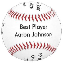 名前をカスタマイズ ヒット・ミー・ベイビー・ワン・モア・タイム ソフトボール