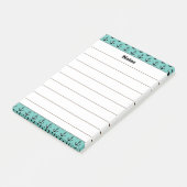 名前をカスタムするいかりデザインメモ帳 ポストイット (アングル)