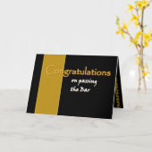名前をカスタムするおめでとうございます – バーの合格 カード (黄色い花)