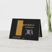 名前をカスタムするおめでとうございます – MAの獲得 カード (裏面)