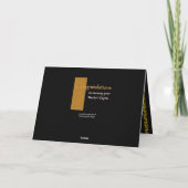 名前をカスタムするおめでとう修士号V02 カード (裏面)