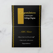 名前をカスタムするおめでとう カード (内部)