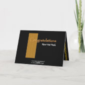 名前をカスタムするおめでとう – Vet Tech カード (裏面)