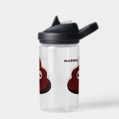 名前をカスタムするおもしろいウンチ ウォーターボトル (左面)