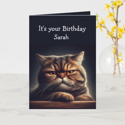 名前をカスタムするおもしろいグリーティング カード