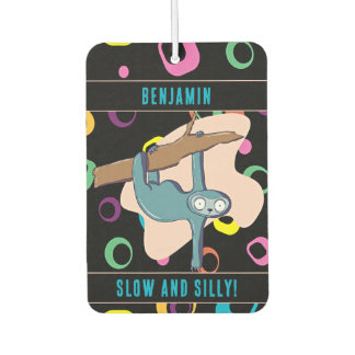 名前をカスタムするおもしろいスロス カーエアーフレッシュナー