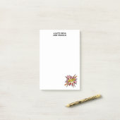 名前をカスタムするおもしろいポップ・アートの漫画帳 ポストイット (デスク上)