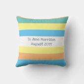 名前をカスタムするおもしろいリタイアなしクロックボス張力 クッション (裏面)