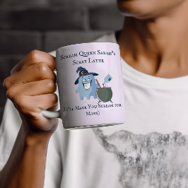 名前をカスタムするおもしろい幽霊飲料ギフト コーヒーマグカップ