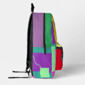 名前をカスタムするおもしろい数々のカラーピックボールトレンディースポーツ プリントバックパック (左)