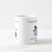 名前をカスタムするおもしろい皮肉幽霊ドリンクのギフト コーヒーマグカップ (中央)