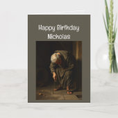 名前をカスタムするおもしろい誕生日が取り上げない カード (正面)