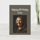 名前をカスタムするおもしろい誕生日十分古い カード (正面)