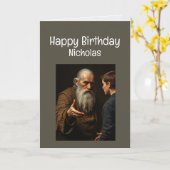 名前をカスタムするおもしろい誕生日歳来あなたのために カード (黄色い花)