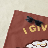 名前をカスタムするおもしろい&文字ビール ビーチタオル (インサイチュ)