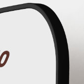 名前をカスタムするおもしろい&文字ビール ピックルボールラケット (左詳細)