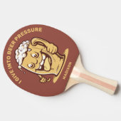 名前をカスタムするおもしろい&文字ビール 卓球ラケット (横)