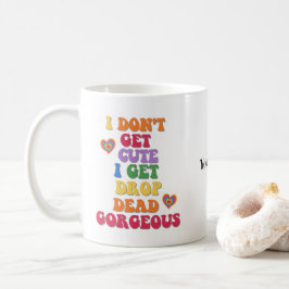 名前をカスタムするおもしろいLGBTQカラフルプライドコーヒーマグ コーヒーマグカップ