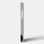 名前をカスタムするおよびイニシャルの黒い石のギター Case-Mate iPhoneケース (裏面 / 左)