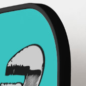 名前をカスタムするおよびカラーツール ピックルボールラケット (左詳細)