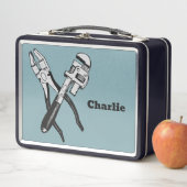 名前をカスタムするおよびカラーツール メタルランチボックス (インサイチュ)