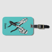 名前をカスタムするおよびカラーツール ラゲッジタグ (正面横)