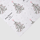 名前をカスタムするおよび挨拶のクリスマスのティッシュペーパー 薄葉紙 (詳細)