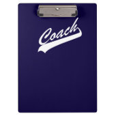 名前をカスタムするおよび色のスポーツコーチのクリップボード クリップボード (正面)