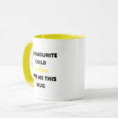 名前をカスタムするお気に入りのこ与えこ マグカップ (正面左)