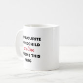 名前をカスタムするお気に入りの孫与えこれを コーヒーマグカップ (正面左)