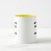 名前をカスタムするお気に入りの孫与えこれを マグカップ (中央)