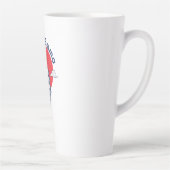 名前をカスタムするかわいいアイスクリームコーンかわいい日本の カフェラテマグ (右)