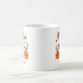 名前をカスタムするかわいいハロウィーンコーヒーマグfor Friend コーヒーマグカップ (中央)