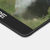 名前をカスタムするかわいいパフィン デスクマット (コーナー)