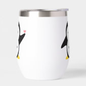 名前をカスタムするかわいいペンギン (左面)