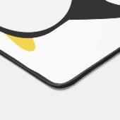 名前をカスタムするかわいいペンギン デスクマット (コーナー)