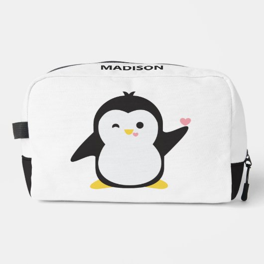 名前をカスタムするかわいいペンギン ドップキット (正面)