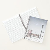 名前をカスタムするかわいらしゾカラフルウ  ノートブック (内部)