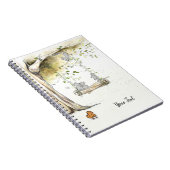 名前をカスタムするかわいらしネズミ ノートブック (右側)