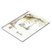 名前をカスタムするかわいらしネズミ ノートブック (左側)