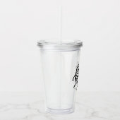 名前をカスタムするがある花嫁 アクリルタンブラー (右)