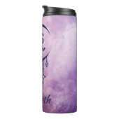 名前をカスタムするがん〔占星術の〕十二宮図徴候 タンブラー (回転右)